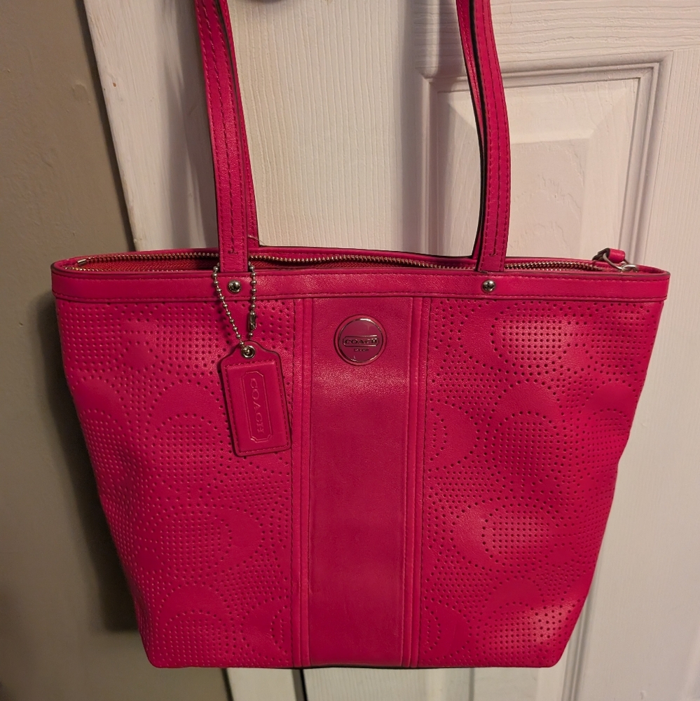 NEW Coach Pink Tote Bag
